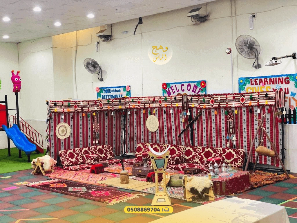 تأجير ركنيات شعبية داخلية في الرياض